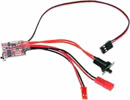 GoolRC 320A ブラシ ESC 電子スピードコントローラー リバース付き 1/8 1/10 RC カー 車 オフロード車 モンスター トラック ボート用 2zzhgl6 Amazon | GoolRC 320A ブラシ ESC 電子スピードコントローラー